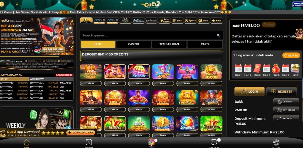 Cuci2 Casino Website