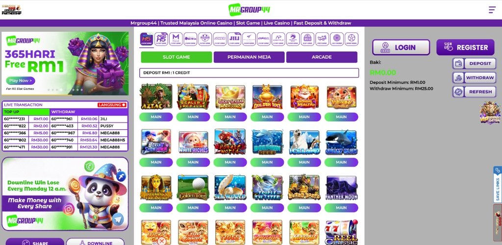 MrGroup44 Casino and Slot Games