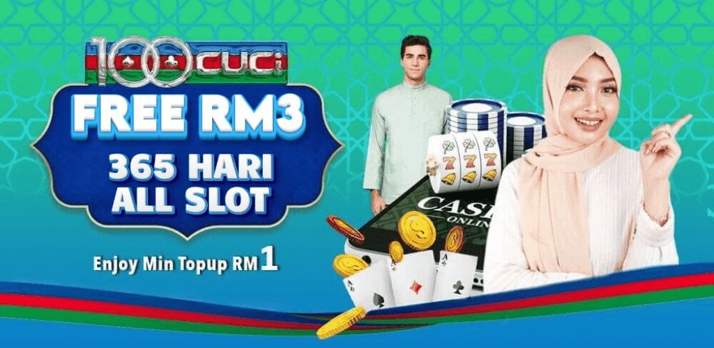 100Cuci Free Credit 365 RM3