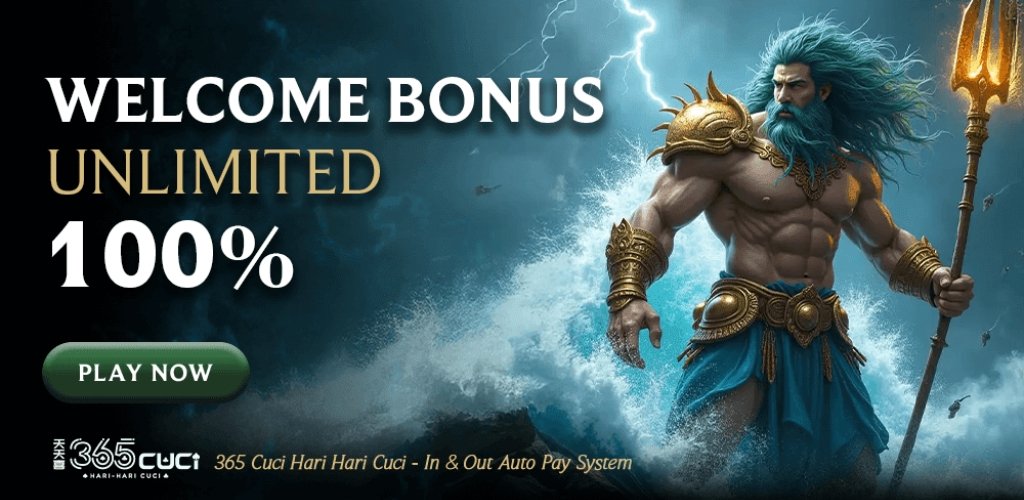365Cuci Welcome Bonus 100%