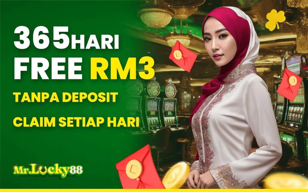 MrLucky88 365 Hari Free Credit RM3