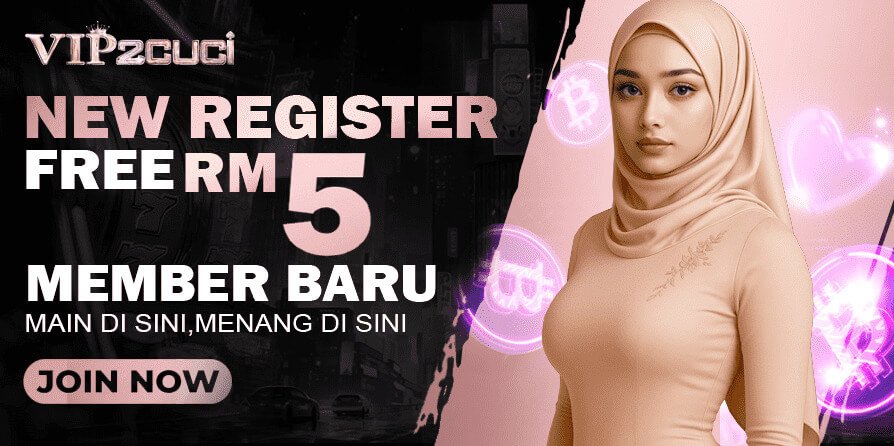 VIP2CUCI New Register Free Credit RM5