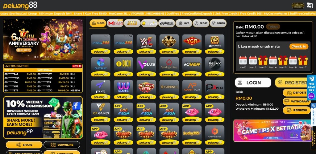 Peluang88 Slot Game Malaysia