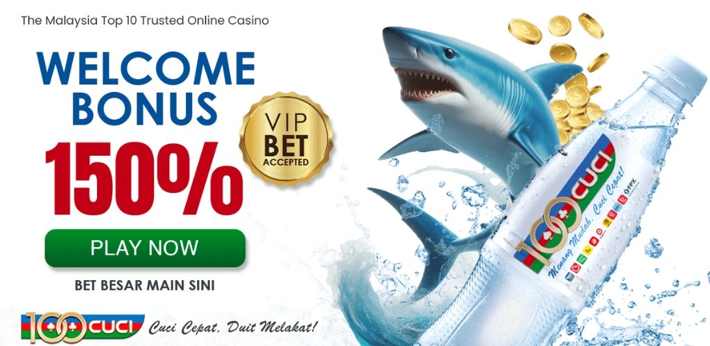 Welcome Bonus 150% Offered at 100Cuci