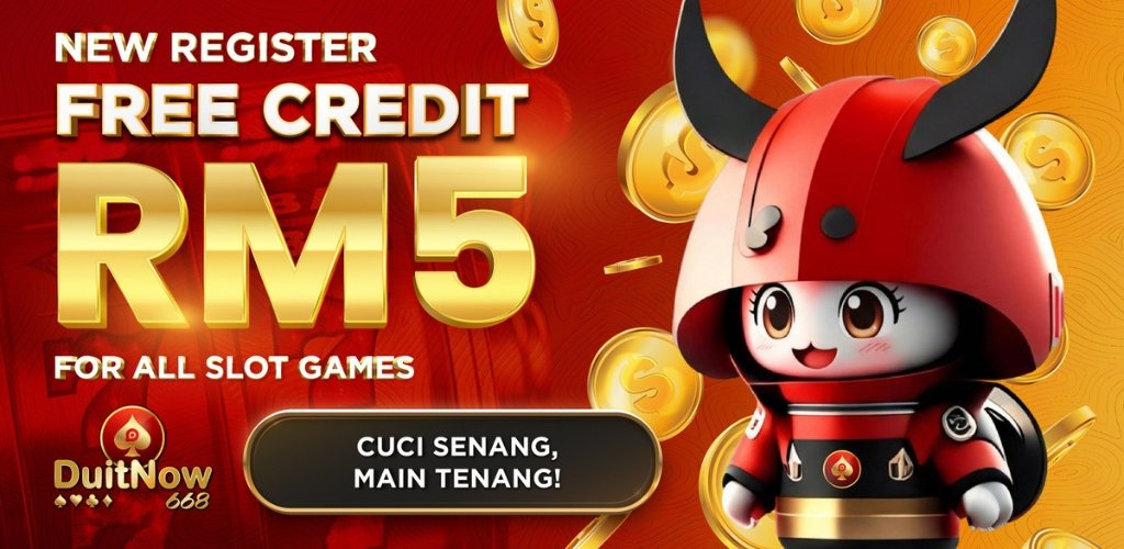 Duitnow668 Free Credit No Deposit New Member RM5