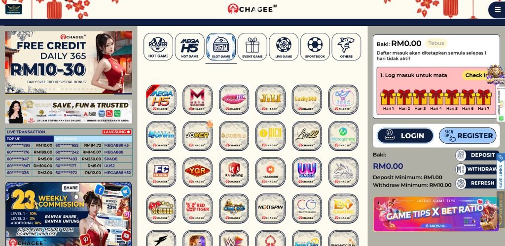 Chagee88 Casino with Popular Slot Games