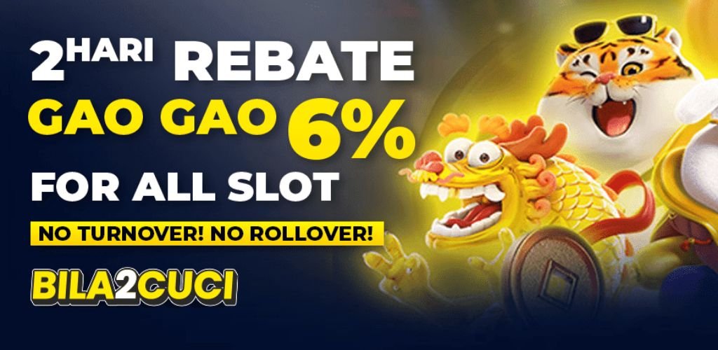 Bila2Cuci 2 Hari Rebate Gao Gao 6%